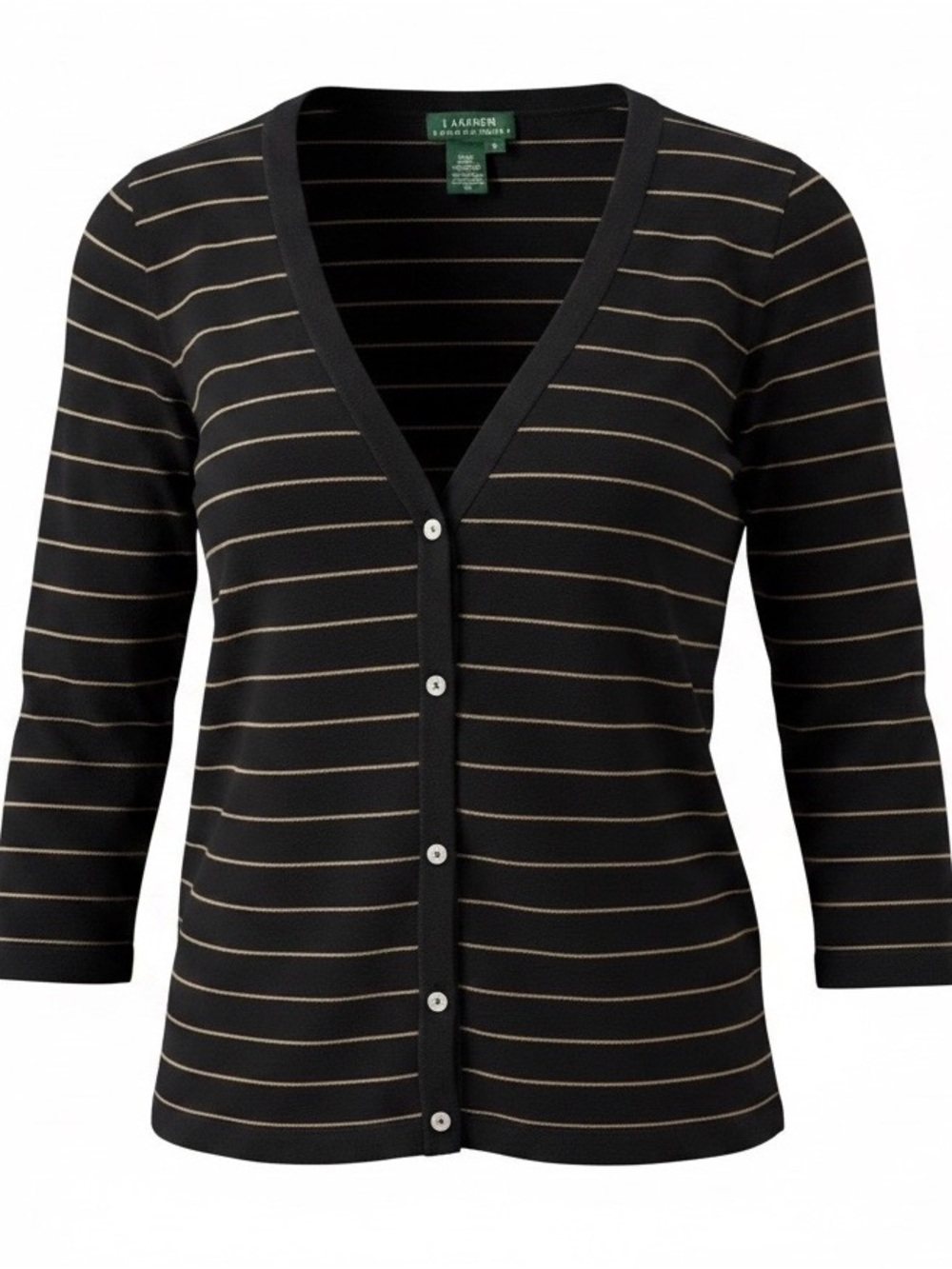 Lauren Ralph Lauren Black Cardigan Size Large